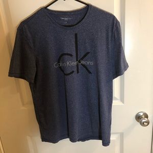 Calvin Klein Jeans Blue T-Shirt, Medium
